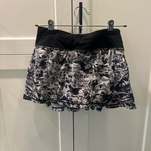 lululemon athletica Black and White Mini Skirt